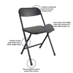 3/5PCS Dining Set Wood Metal Table & 2/4 Chairs Kitchen Breakfast Furniture for Home, Indoor & Outdoor