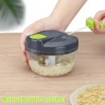 520ml Manual Food Chopper Hand Pull String Vegetable Cutter Onions Garlic Chopper Portable Food Mincer for Garlic Ginger Fruits