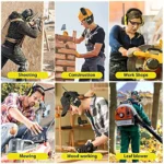 ARM NEXT Electronic Noise Reduction Earmuff Hearing Protector Headphone Digital AM/FM Radio Stereo Hearing Protection Ear Muffs