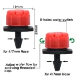 KESLA Garden Drip Irrigation Automatic Watering System Kit 1/4'' Nozzles for Bonsai Pot Plant Lawn Flower Vegetable Greenhouse