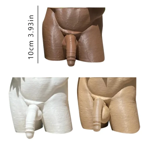 Man Body Art Flower Vase Nordic White Human Trousers Pot Creative Figureins Home Garden Terrace Crafts Flowerpot Ornament Decor