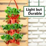 New Fabric Flower Bag Strawberry Growing Bag Plant Pot Wall Hanging Planter Vertical Vegetables Potatoes Greenhouse Garden Tools