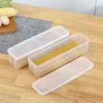 Noodle Storage Box Useful Things for Kitchen Accessory Long Noodles Crisper Box Airtight Containers for Food Item Boxes Home
