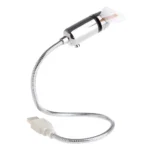 Rechargeable Usb Mini Fan With Time Temperature Display And Led Light Cool Gadget Holiday Gifts Gadgets Electronic Computer Part