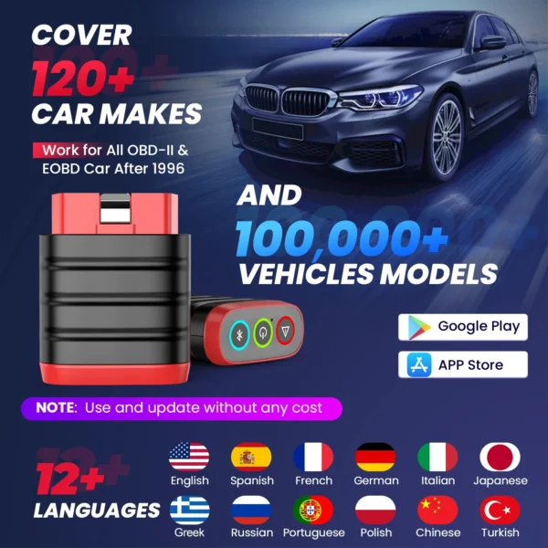 THINKCAR THINKDIAG MINI Auto OBD2 Scanner Full Systems Diagnostics All Car Lifetime Free Automotive Diagnosis Scan Tools